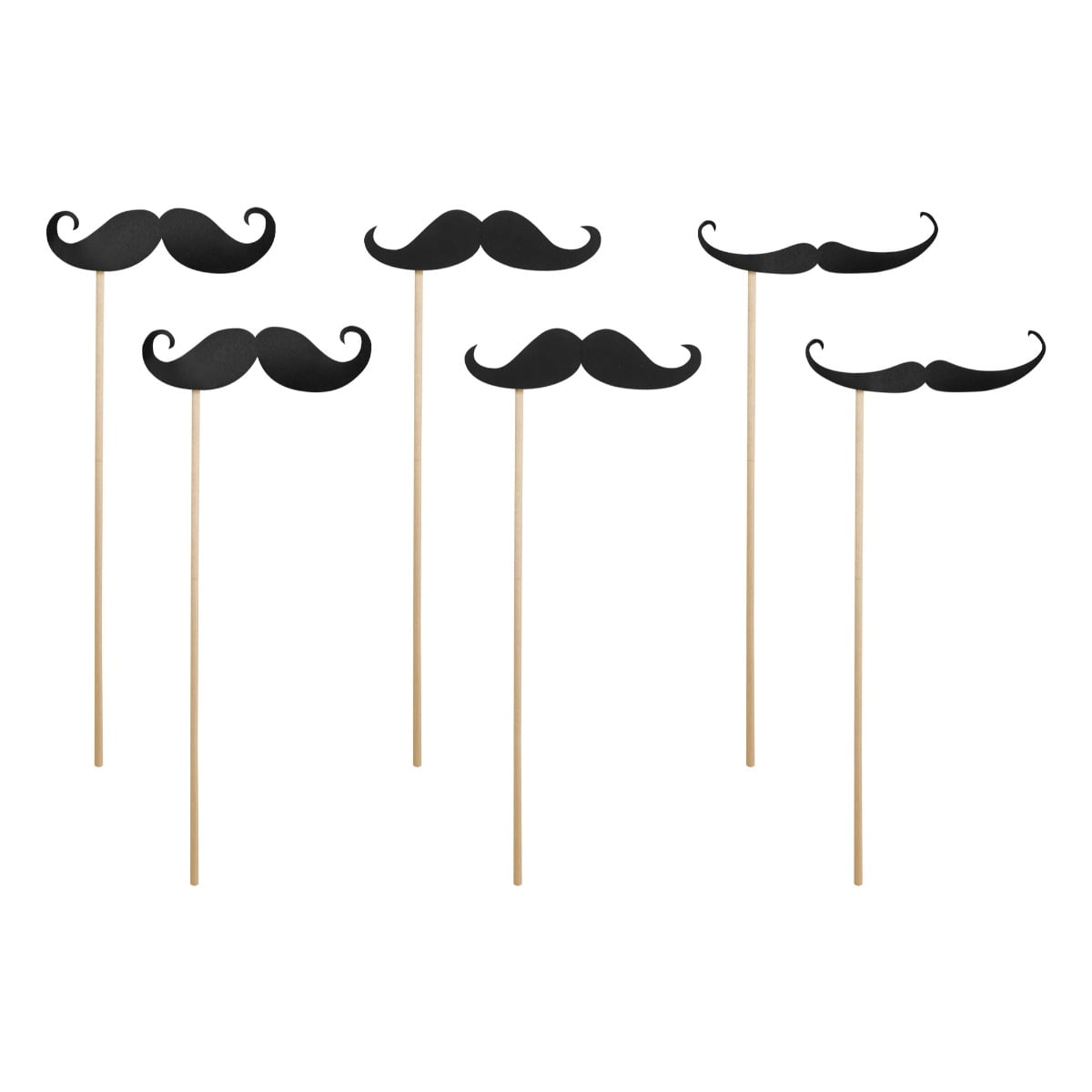 Accessoires Photobooth - Moustaches (6pcs)