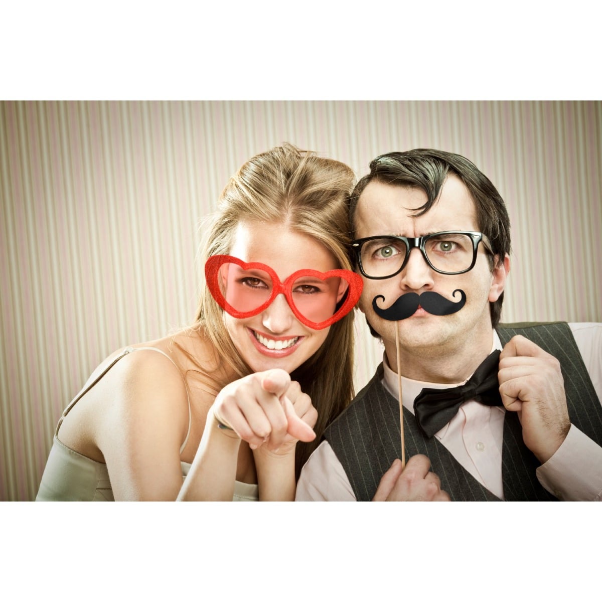 Accessoires Photobooth - Moustaches (6pcs)