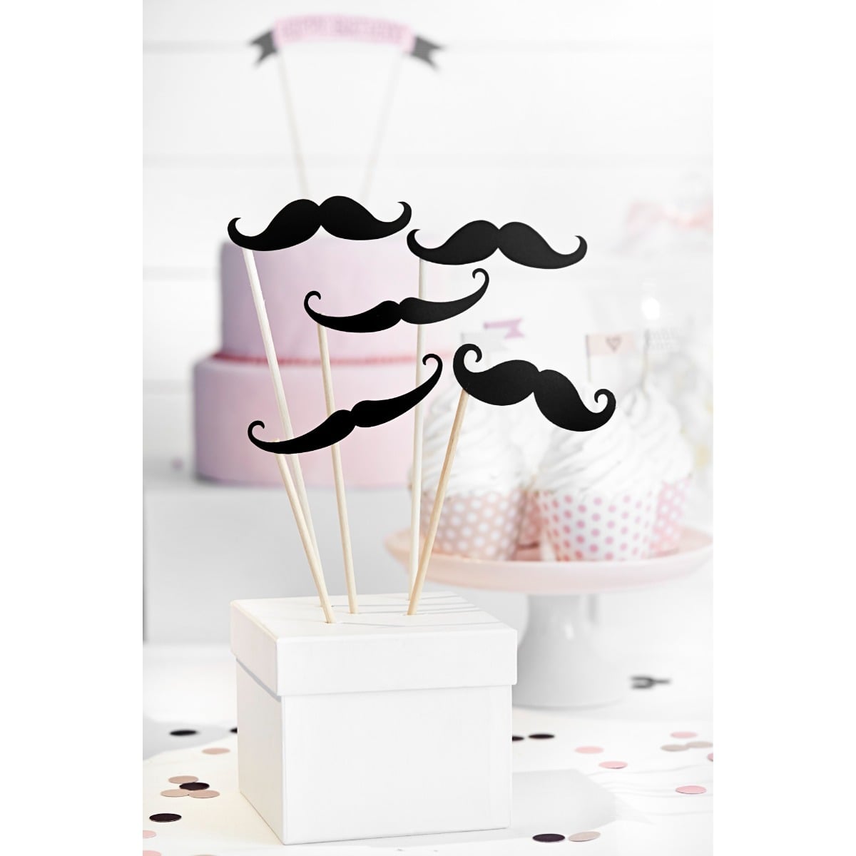 Accessoires Photobooth - Moustaches (6pcs)