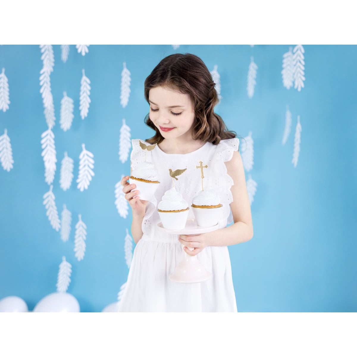 Cupcake toppers première communion (6 pièces)