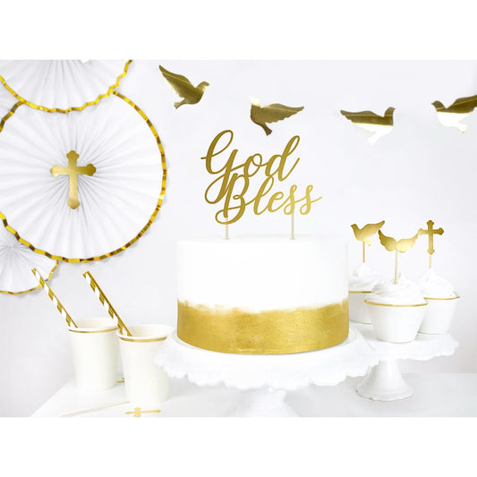 Cupcake toppers première communion (6 pièces)