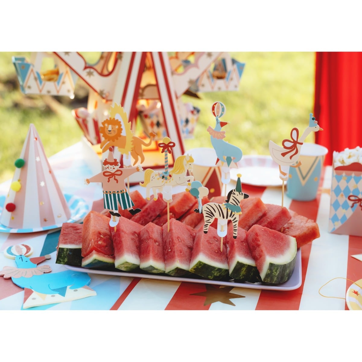 Décorations pour Cupcake - Cirque