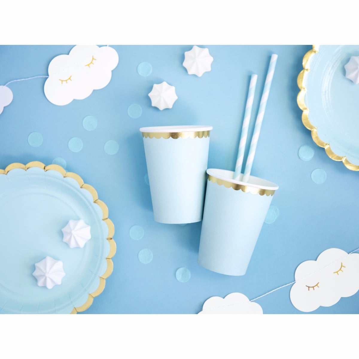 Gobelets Bleu Ciel (6pcs)