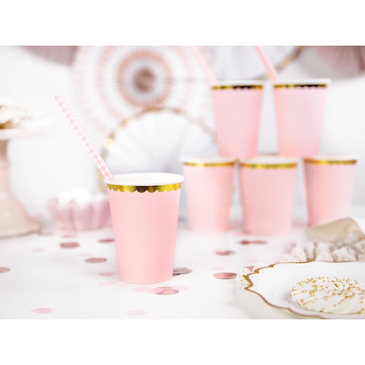 Gobelets Rose (6pcs)