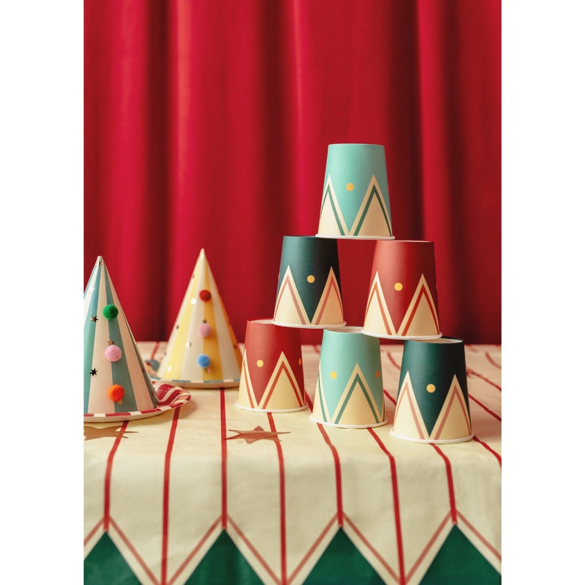 Gobelets en papier - Cirque