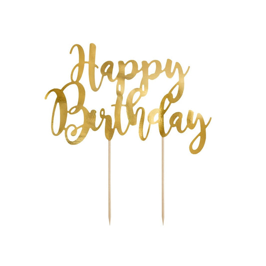 Cake topper Happy Birthday Or