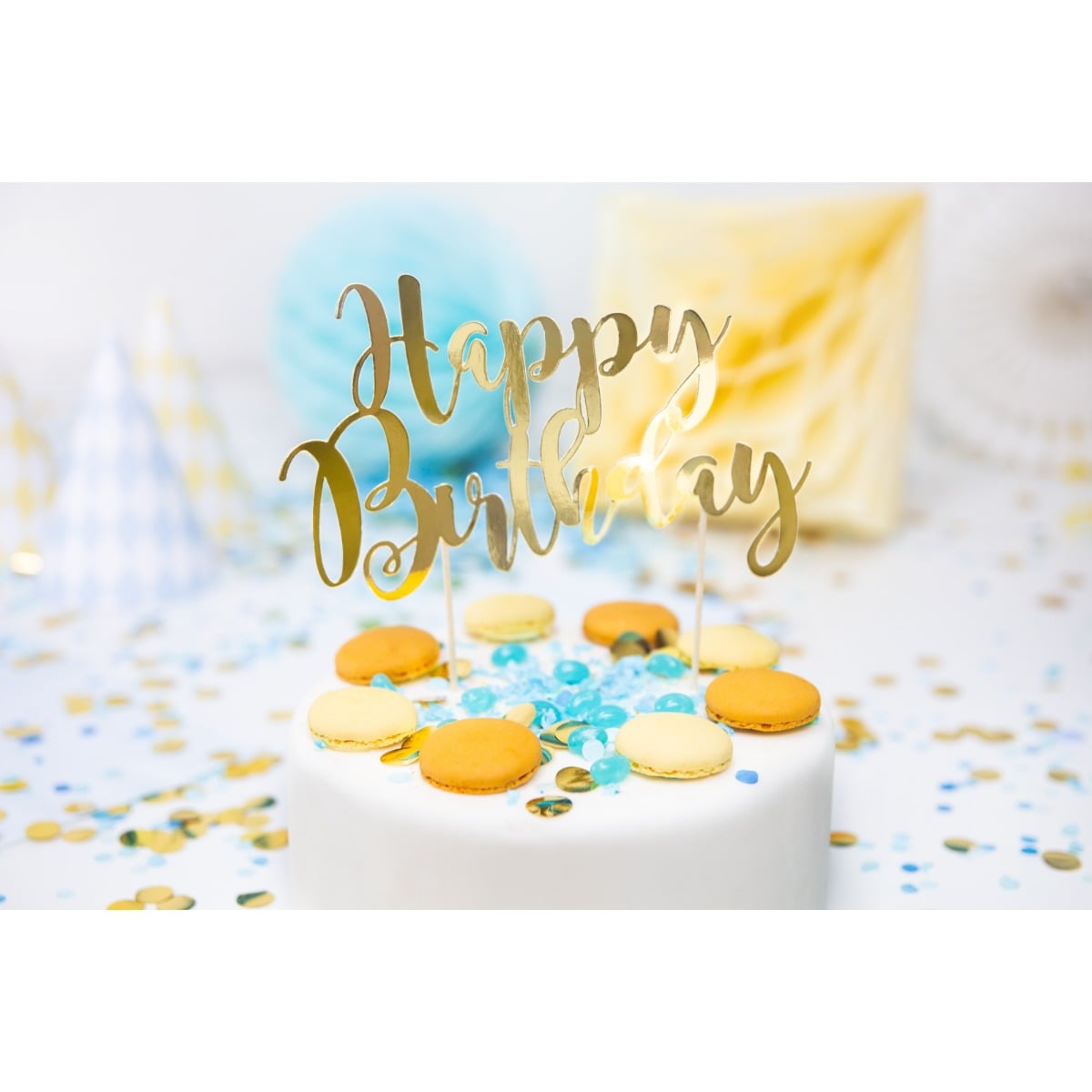 Cake topper Happy Birthday Or