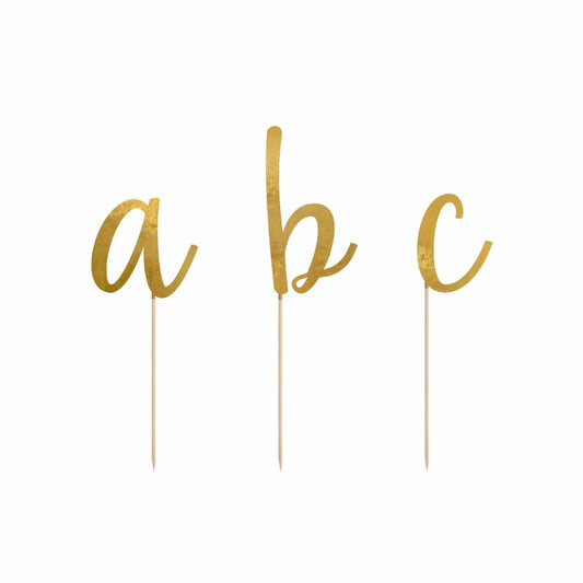 Cake toppers Alphabet A-Z