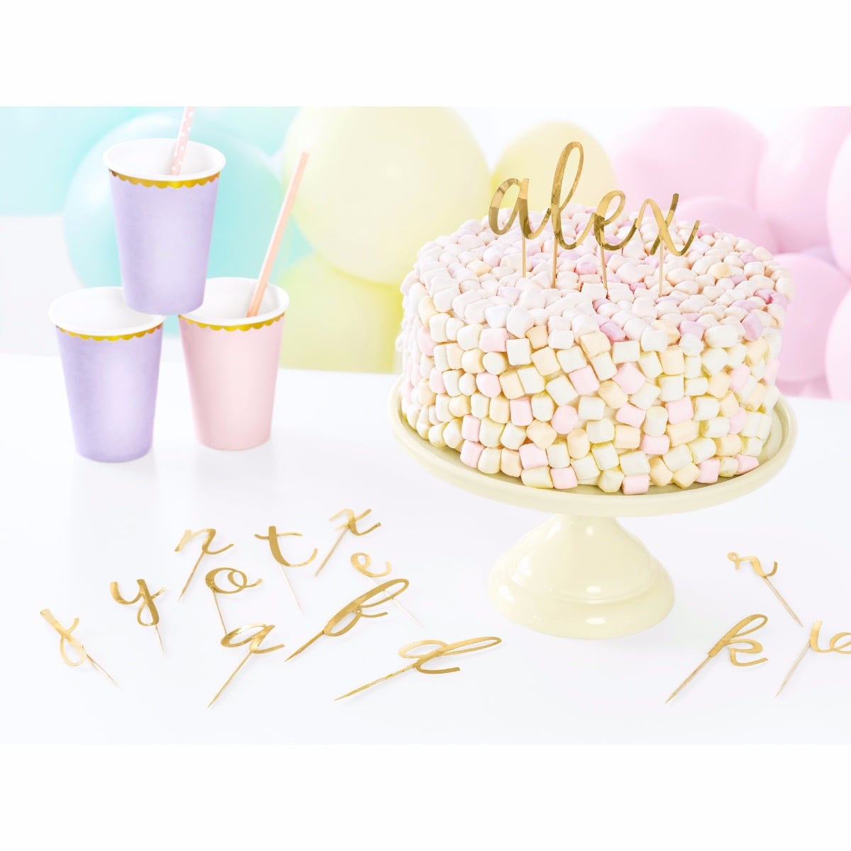 Cake toppers Alphabet A-Z