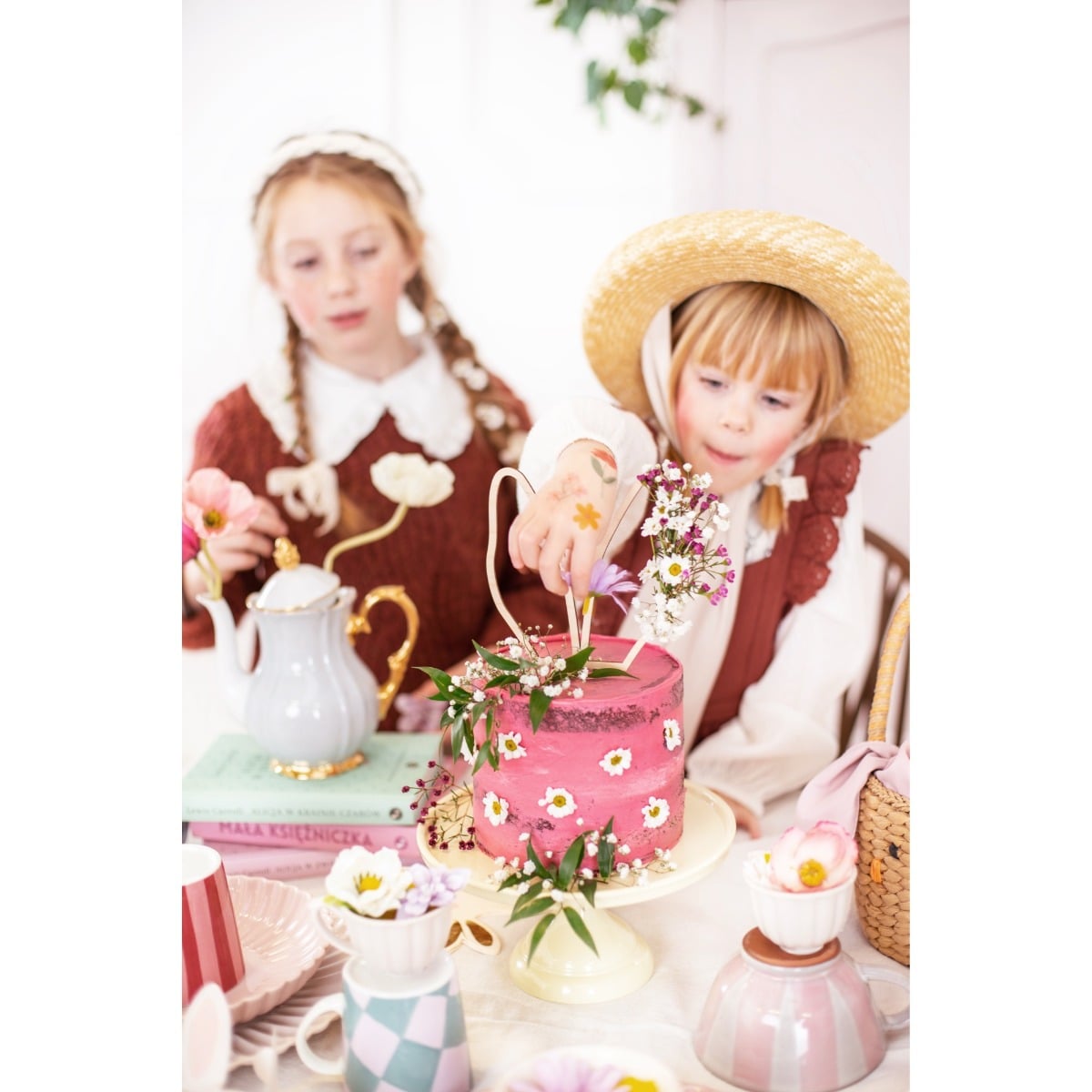 Décoration oreilles de lapin en bois, 20 cm