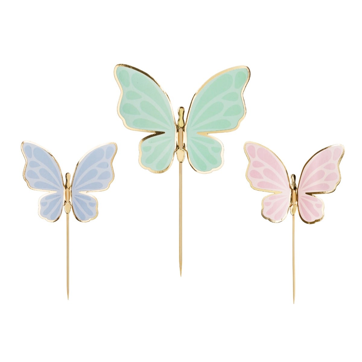Cake toppers - Papillons