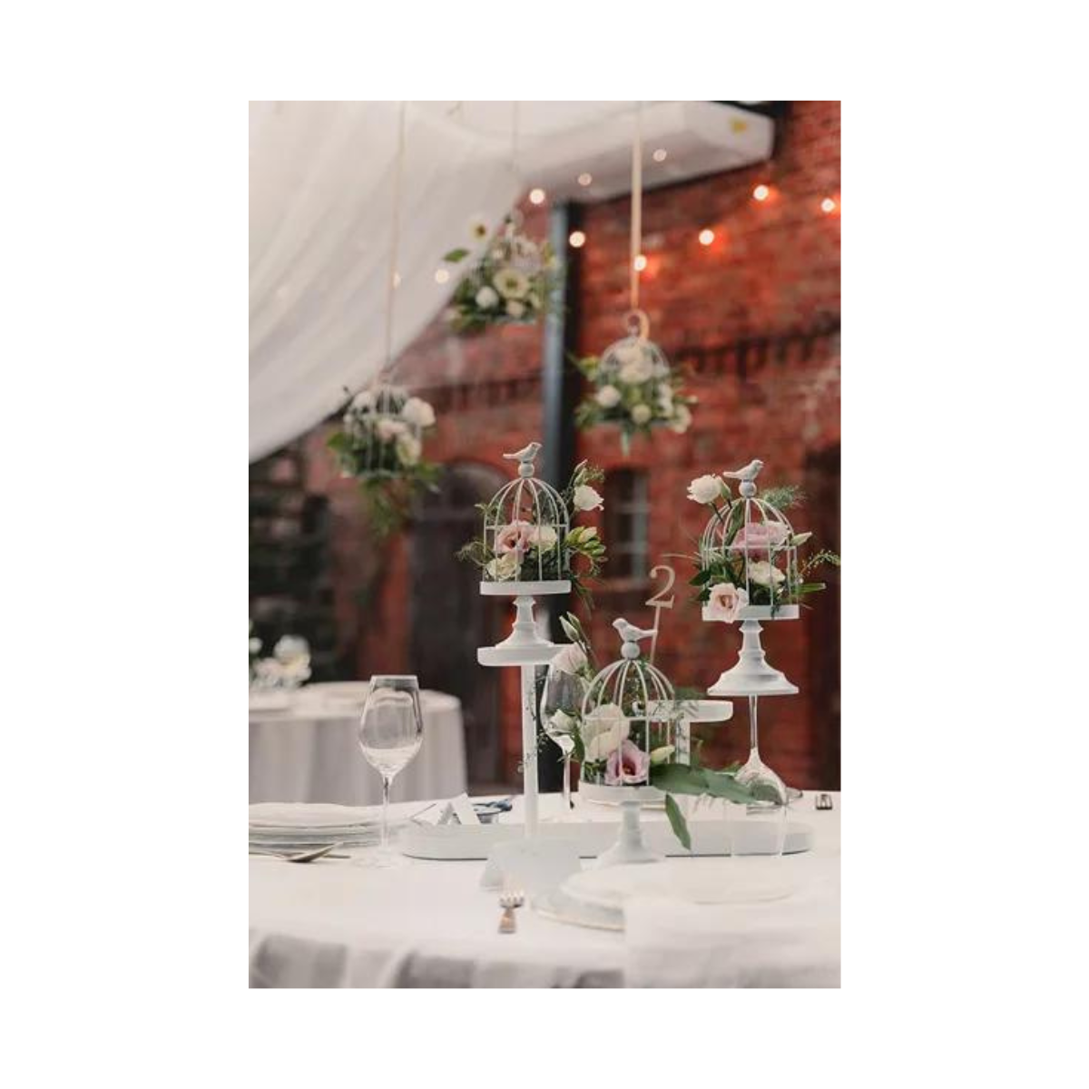 Marques Tables sur pics en bois - 25cm (10pcs)