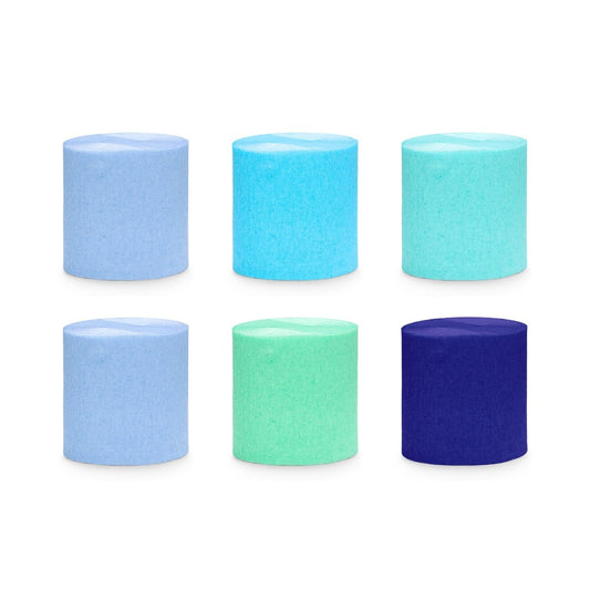 Papier Crêpe - Set Bleu Vert