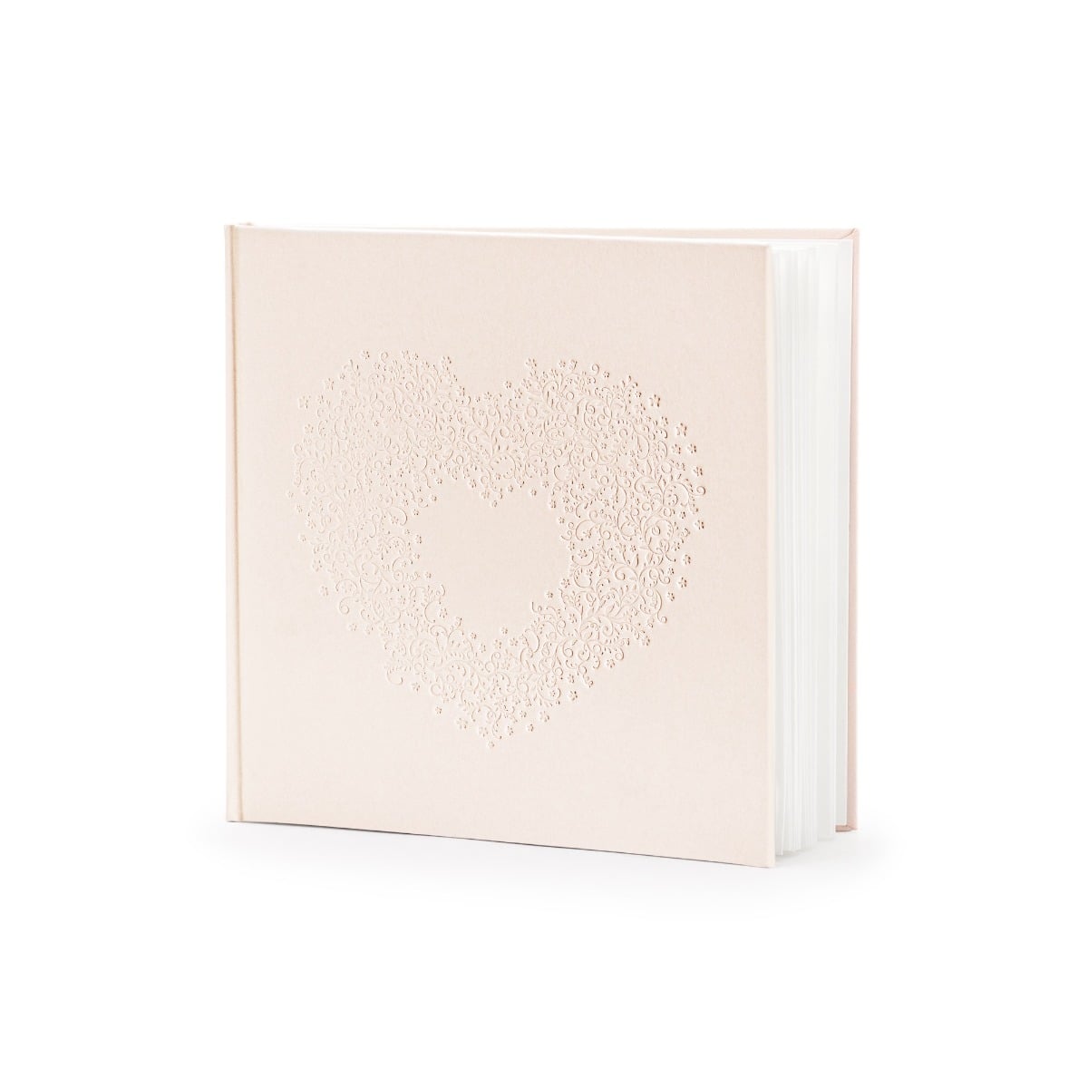 Livre d'or - Cœur rose clair
