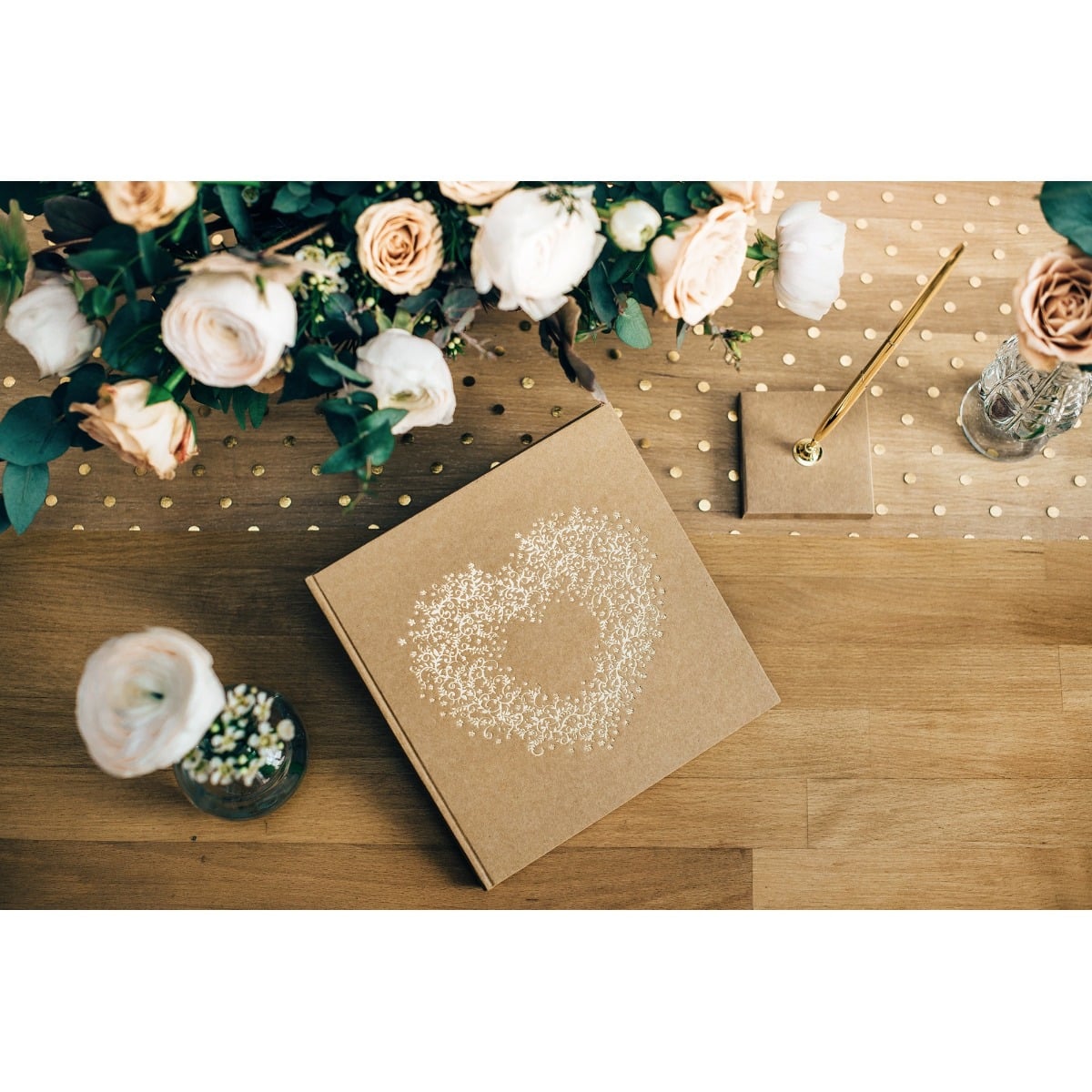 Livre d'Or - Coeur doré