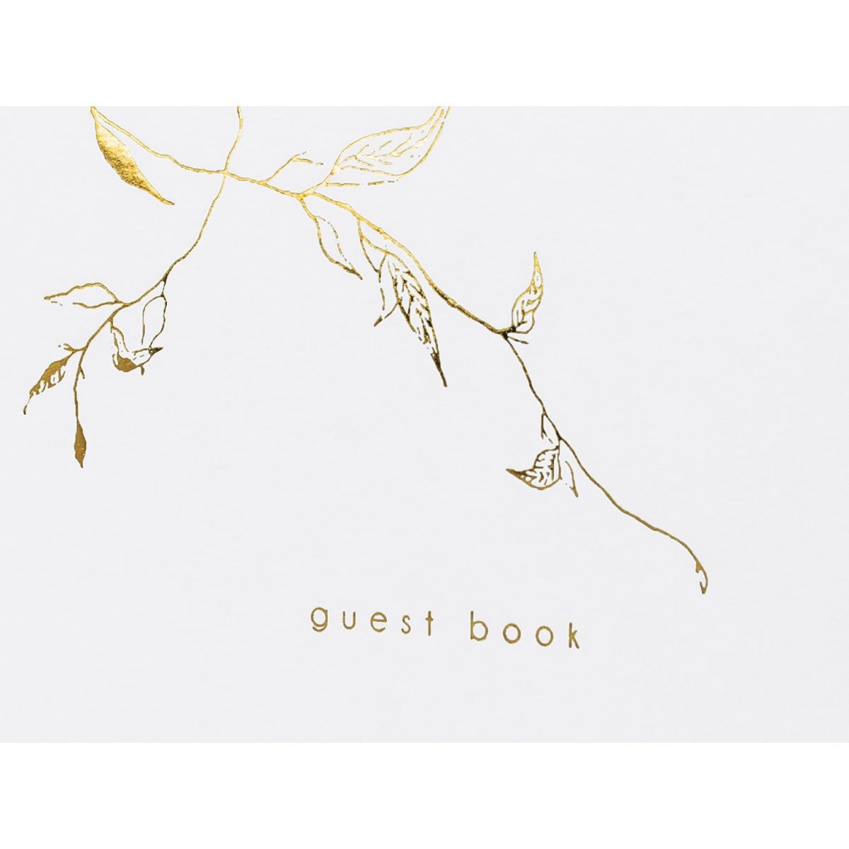 Livre d'or - Feuilles dorées
