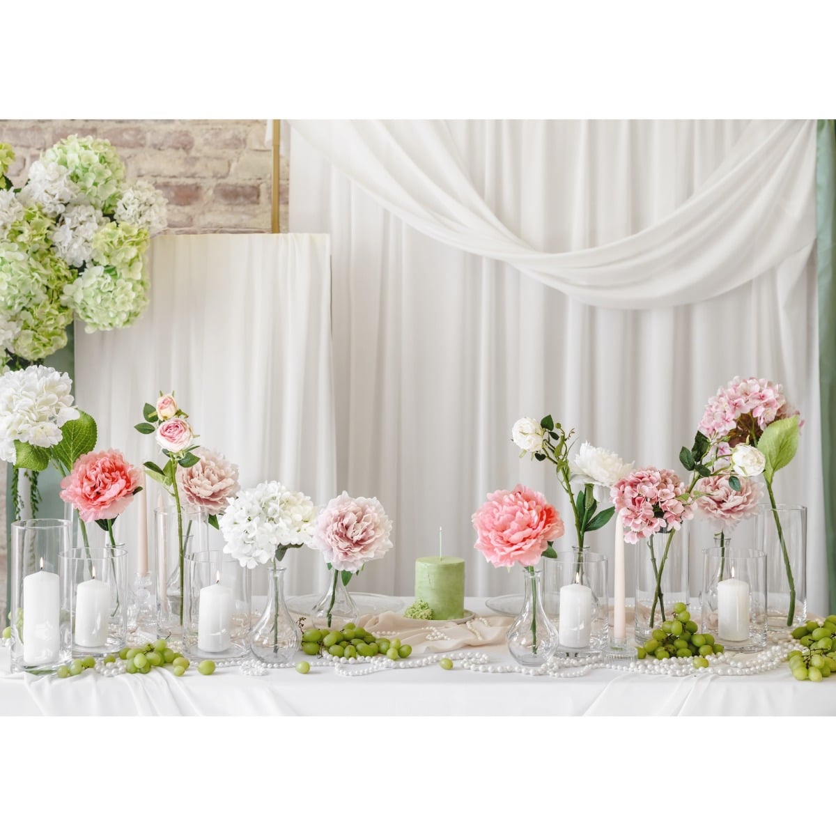Pivoine artificielle - Rose clair