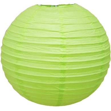 Lanterne en papier - 20 cm - Vert