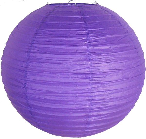 Lanterne en papier - Violet
