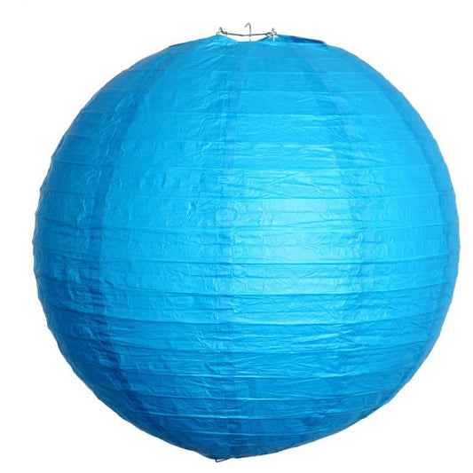 Lanterne en papier - Turquoise