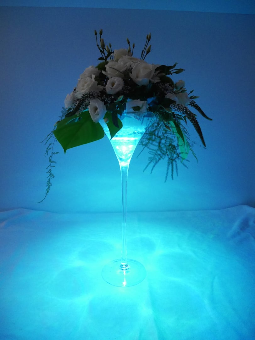 LED multicolor pour Vases