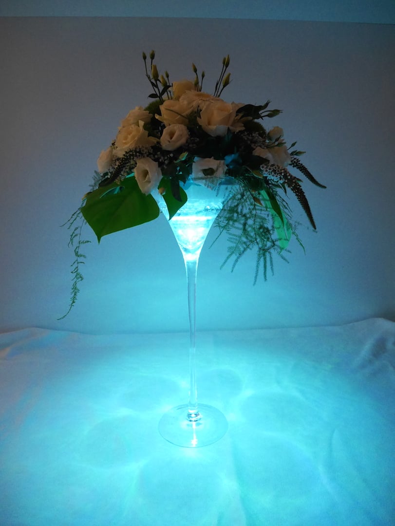 LED multicolor pour Vases