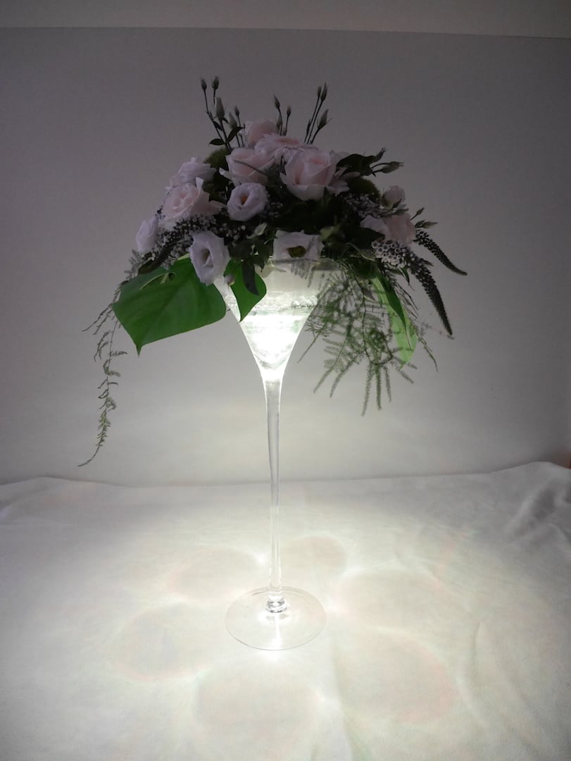 LED multicolor pour Vases