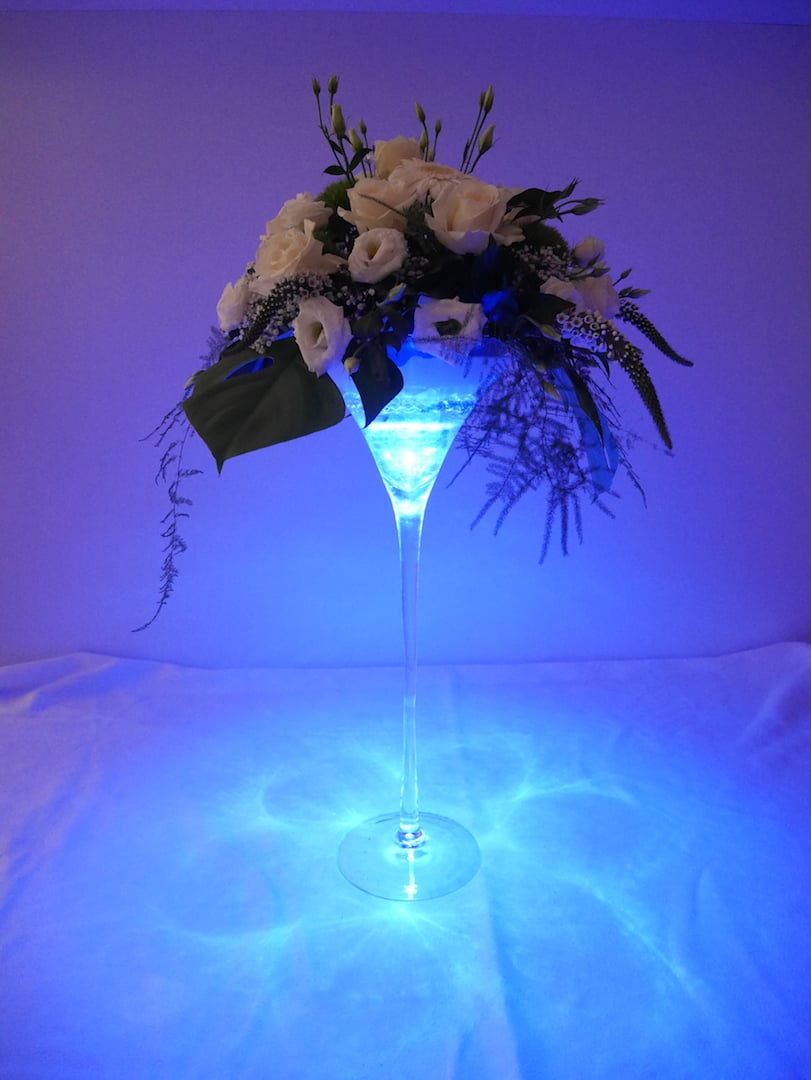 LED multicolor pour Vases