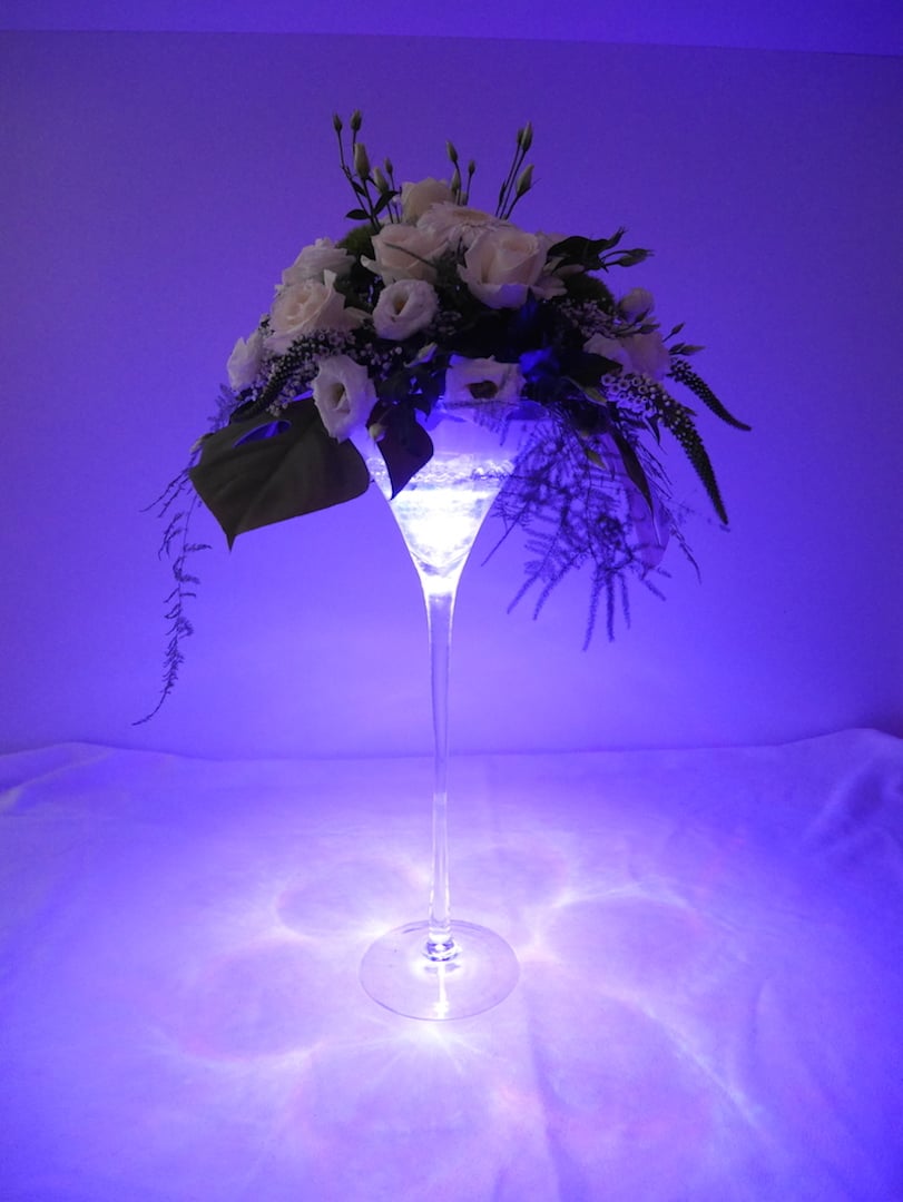 LED multicolor pour Vases
