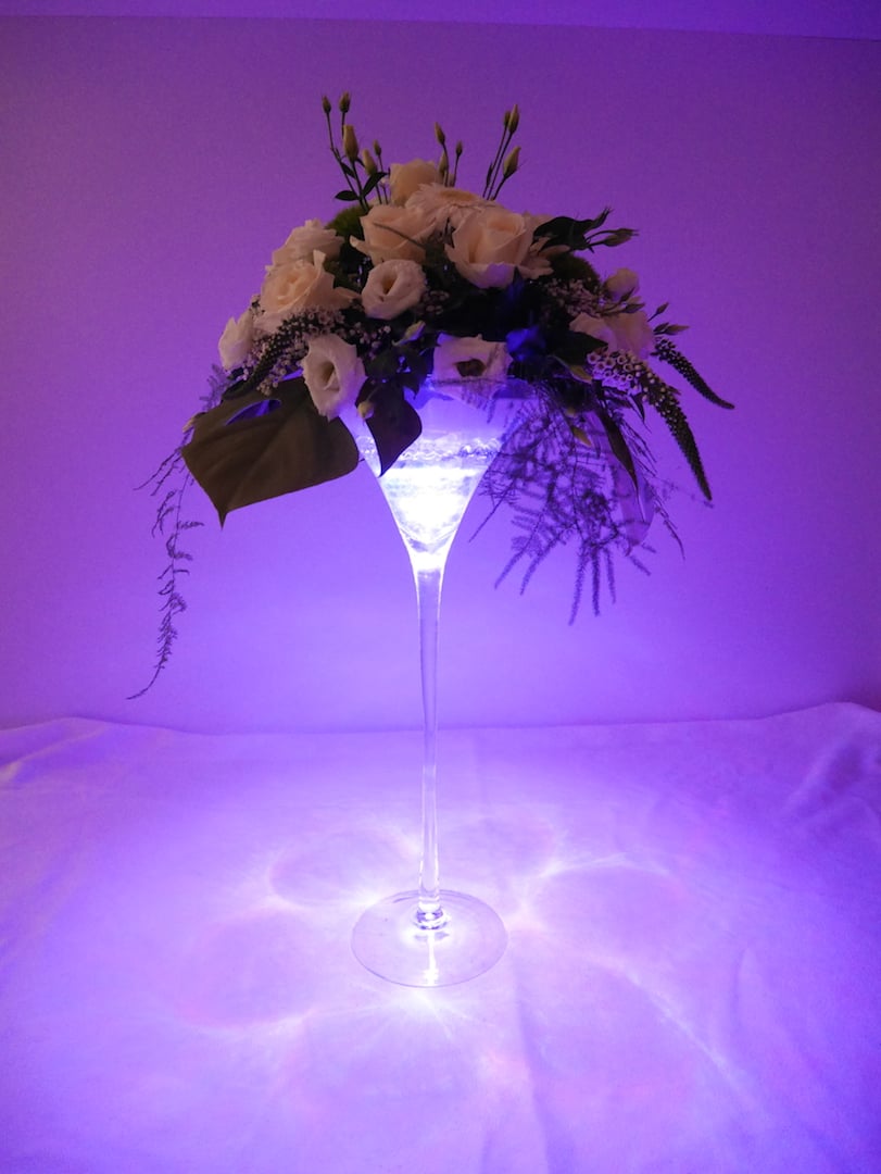LED multicolor pour Vases