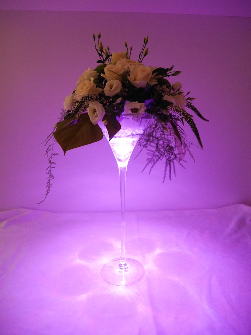 LED multicolor pour Vases