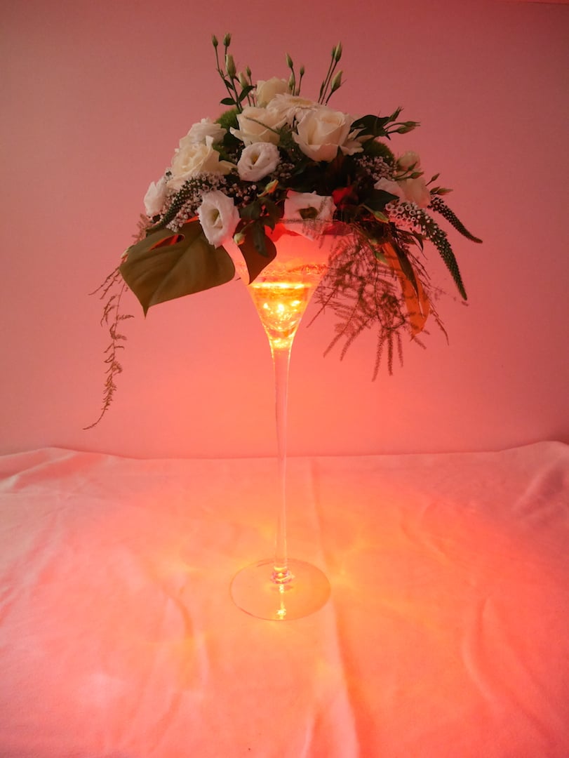 LED multicolor pour Vases