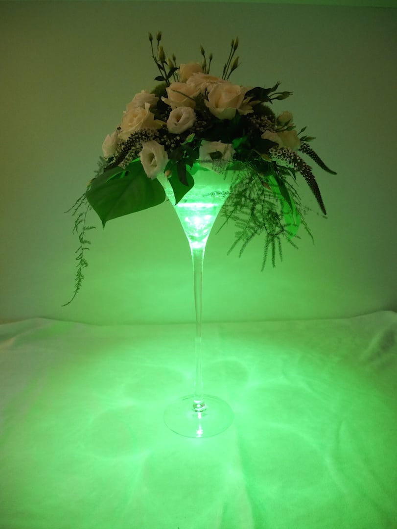 LED multicolor pour Vases