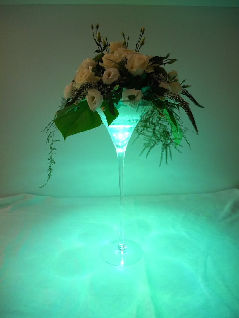 LED multicolor pour Vases