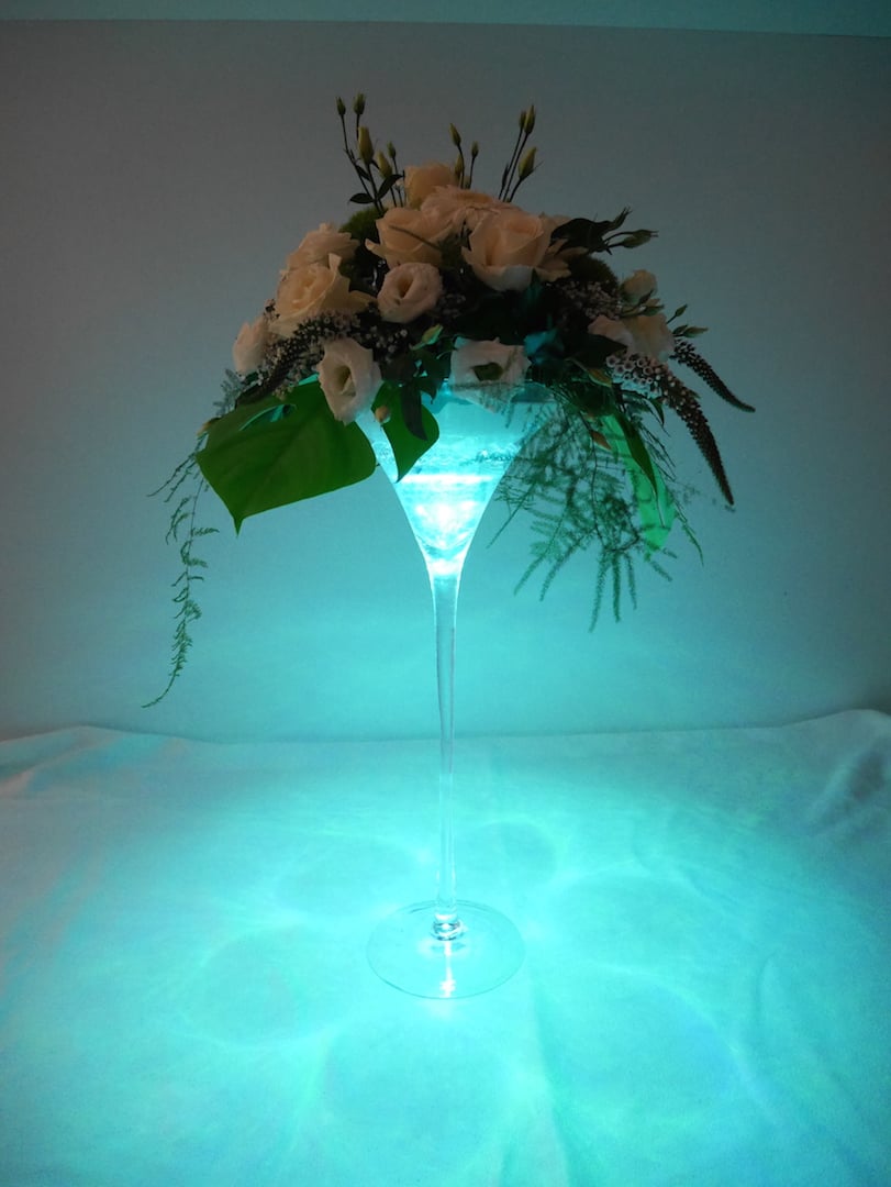 LED multicolor pour Vases