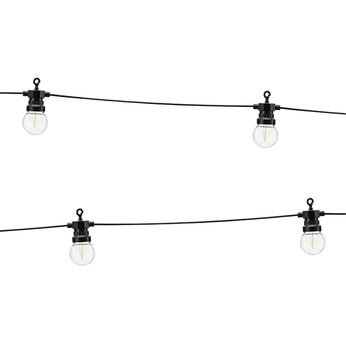 Guirlande LED Vintage Noire (5m)