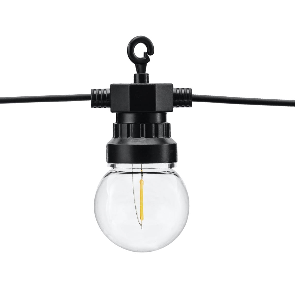Guirlande LED Vintage Noire (5m)