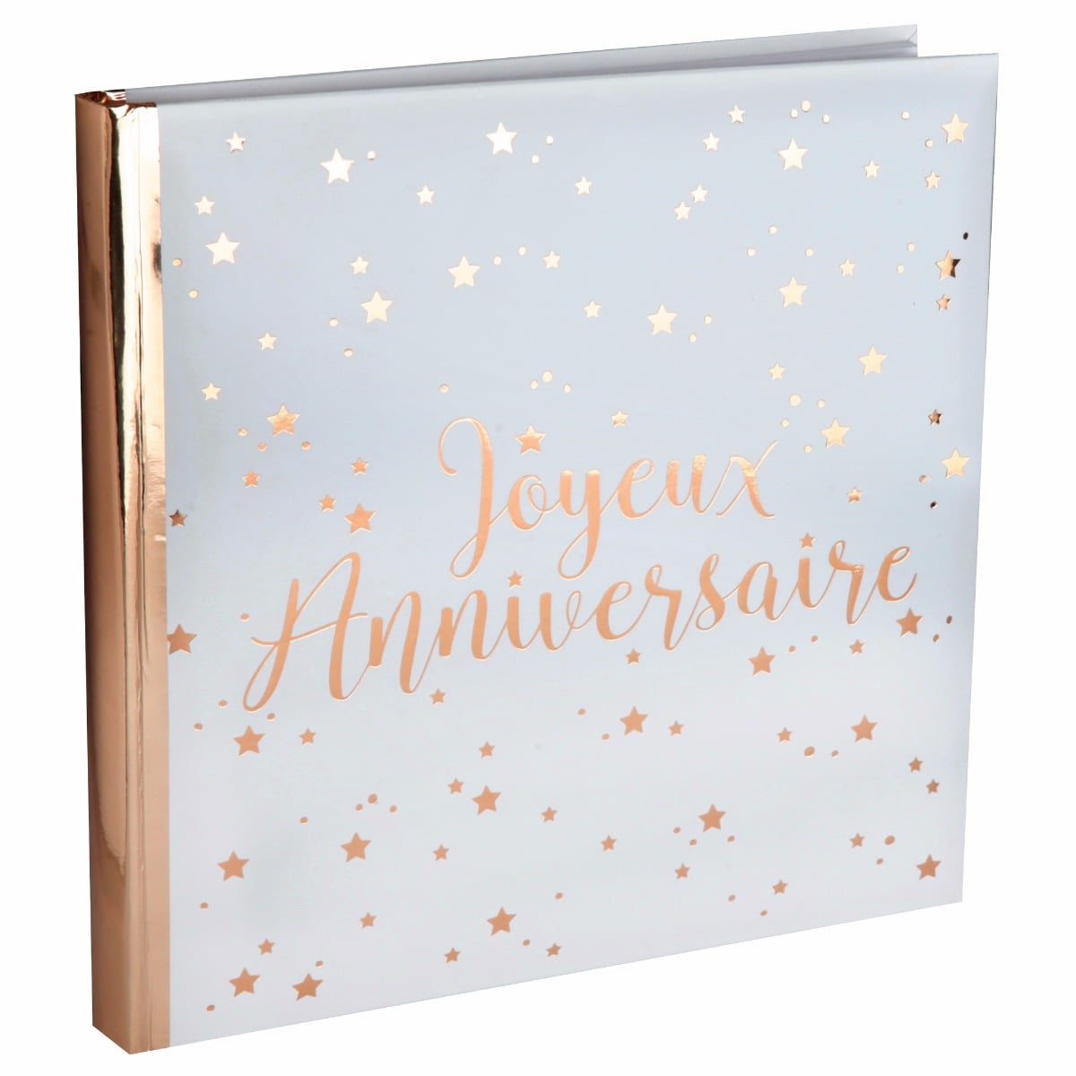 Livre d'Or "Joyeux Anniversaire" Rosegold
