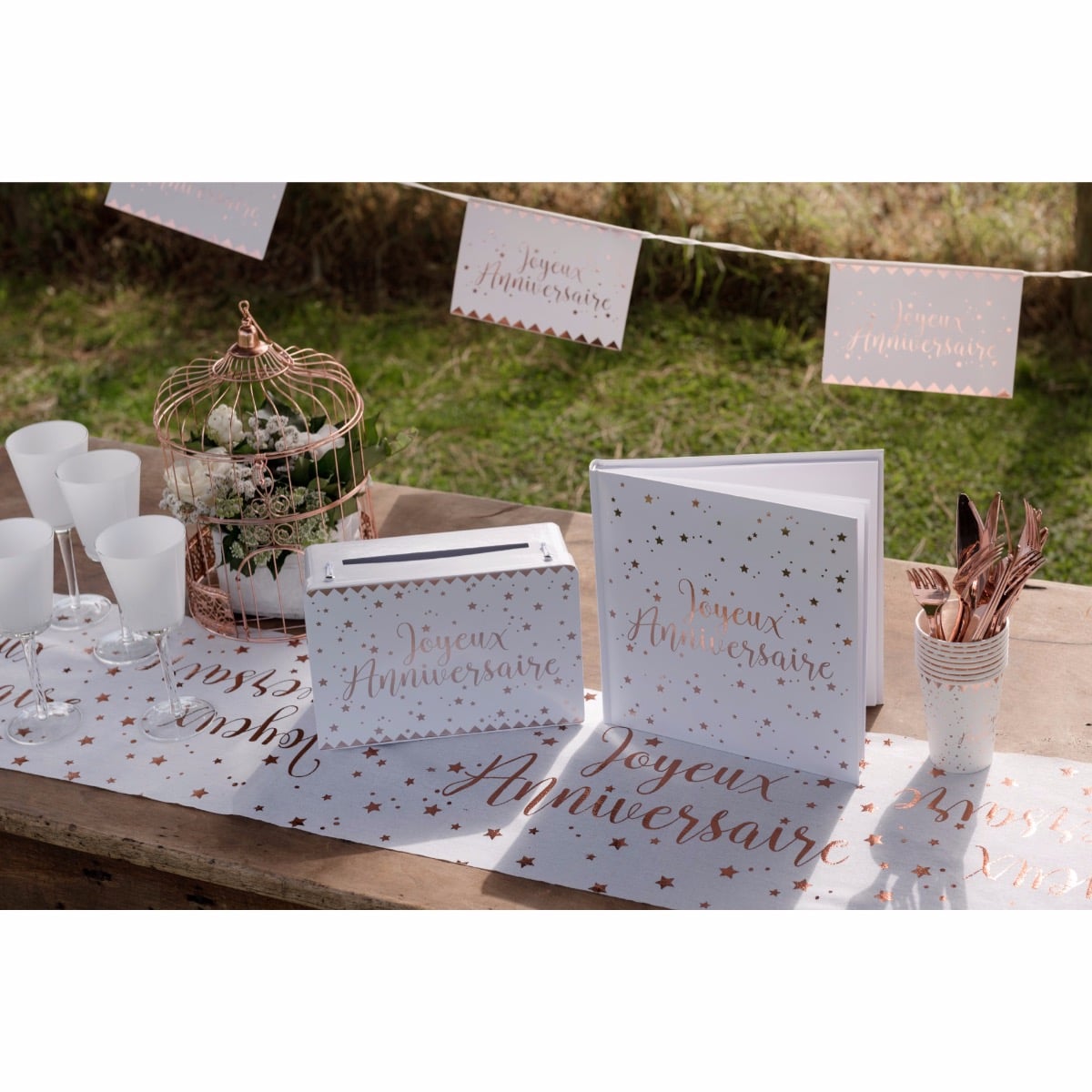 Livre d'Or "Joyeux Anniversaire" Kraft