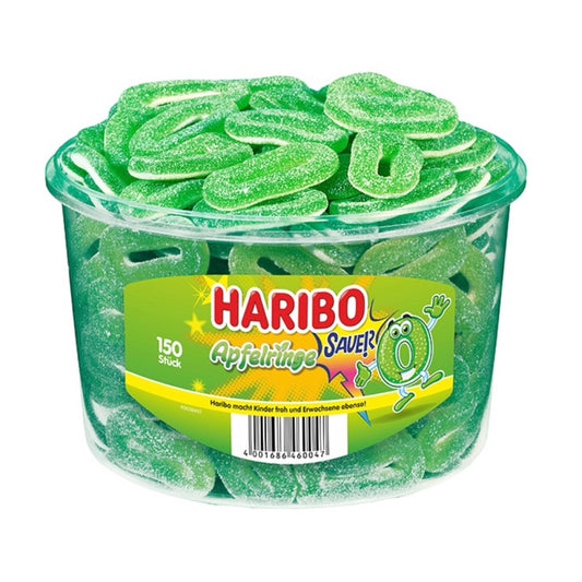 Haribo Rondelles de pommes acidulés (150pcs)
