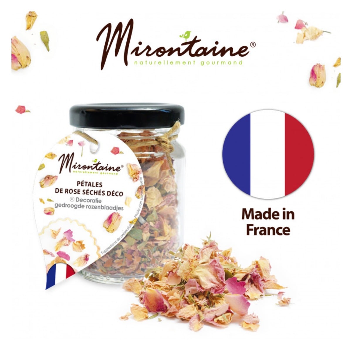 Pétales de Roses séchées (4.5g)