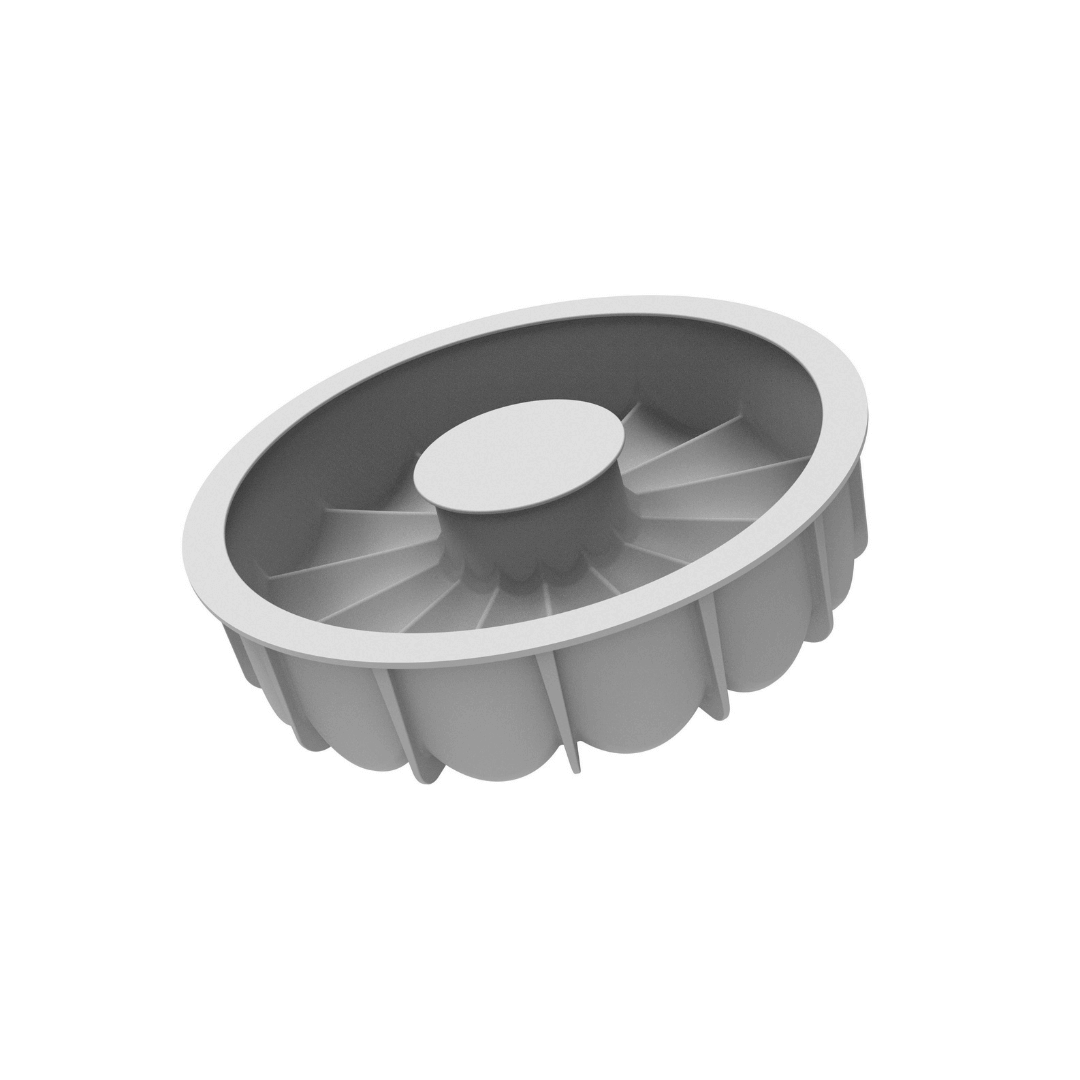Silikomart Moule Grazia en silicone gris (ø22 cm)