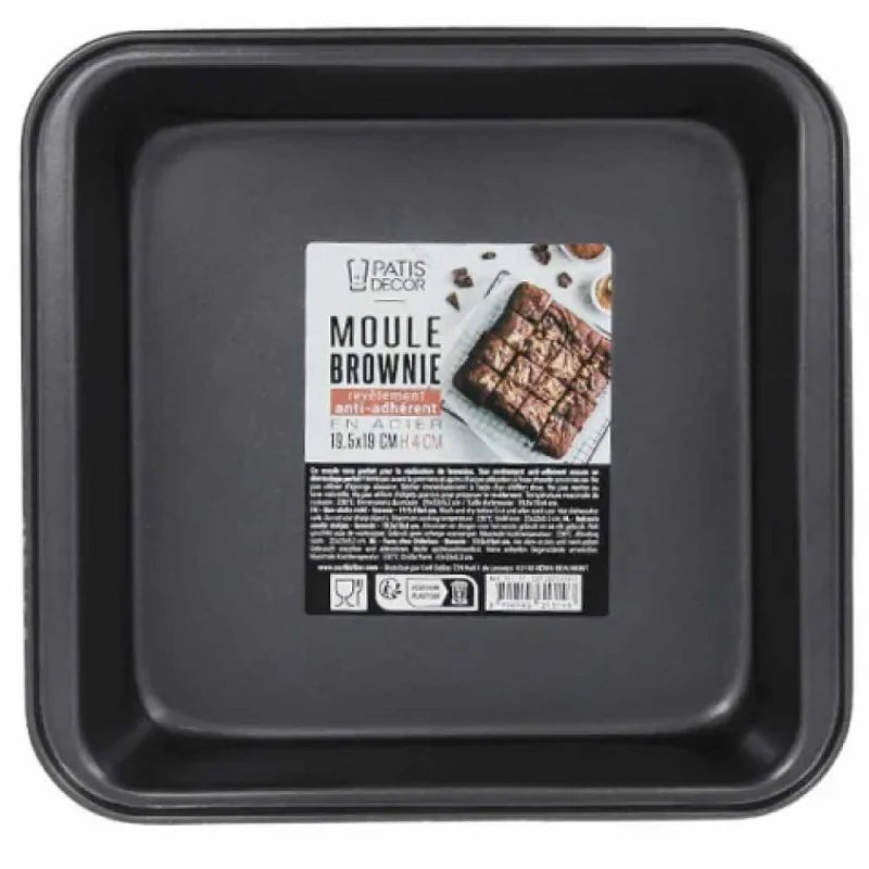 Patisdecor Moule à brownie (19.5 x 19 cm)