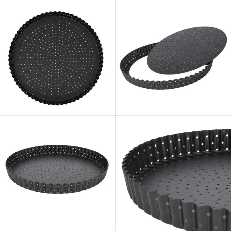 Patisdecor Moule à tarte perforé à fond amovible (24 cm)