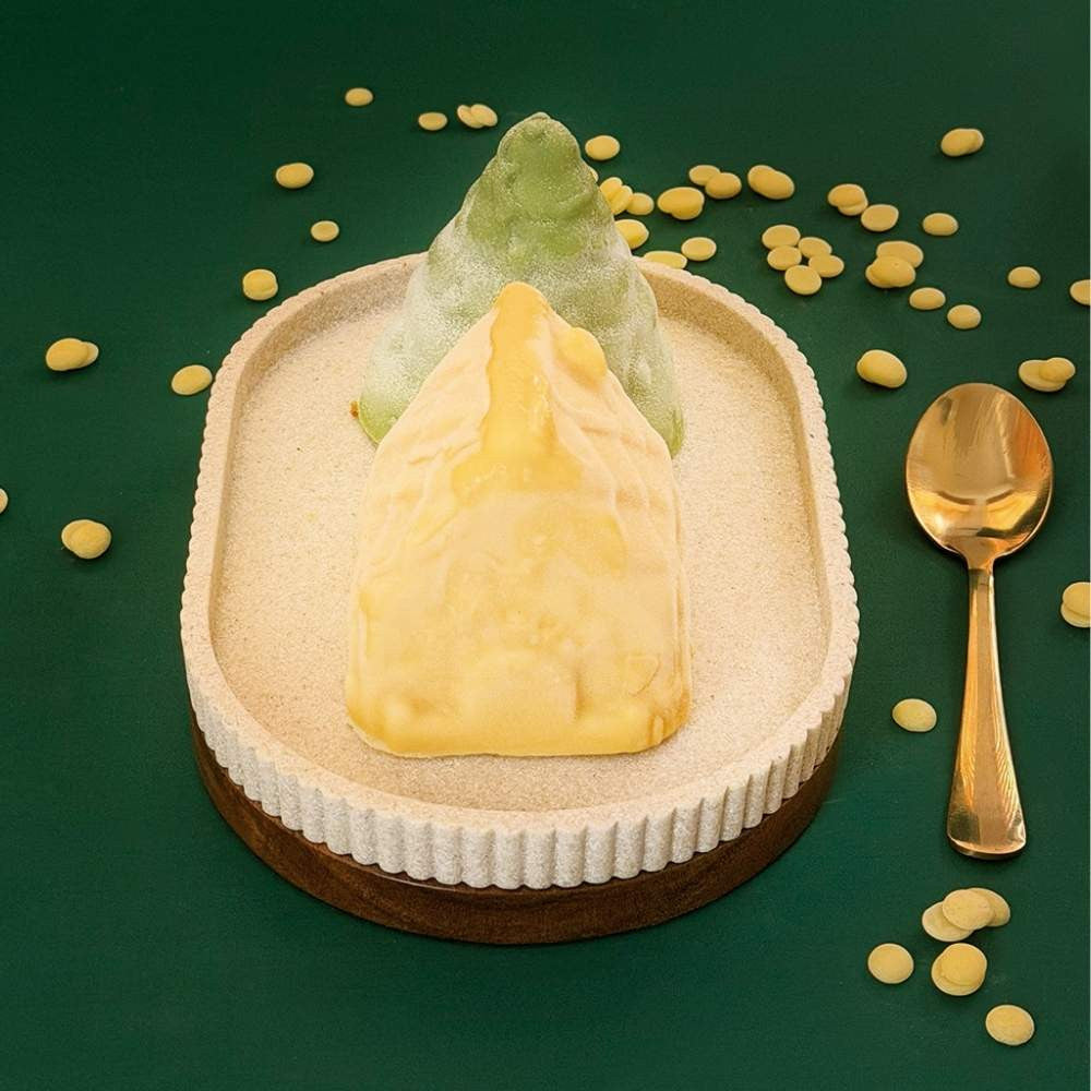 Moule en silicone 3D Chalets de Noël (6 empreintes)