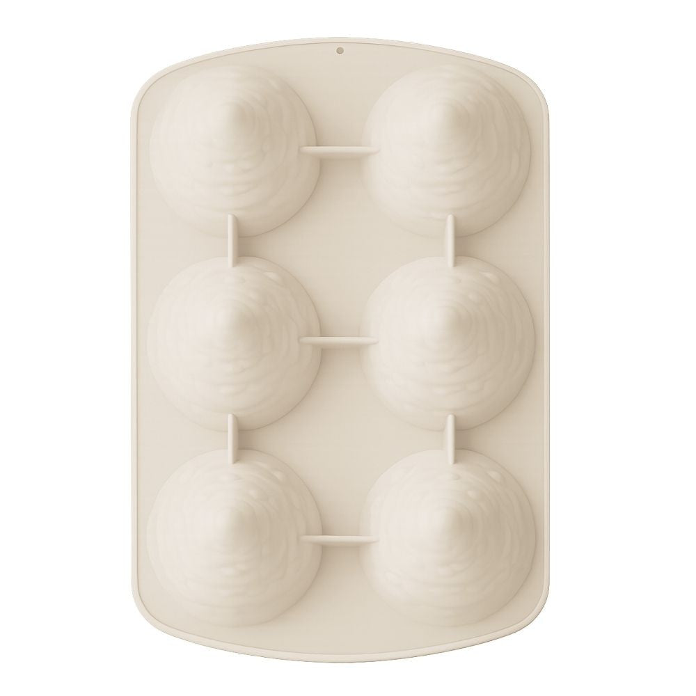 Moule en silicone 3D Sapins de Noël (6 empreintes)