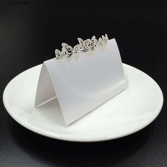 Carte marque place - 6 Papillons