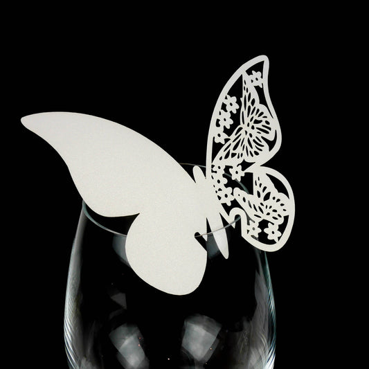Marque place Papillon Blanc (10 pcs)