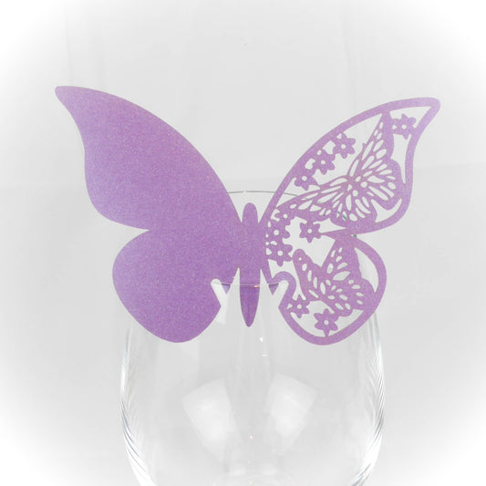 Marque place Papillon Lavande (10 pcs)
