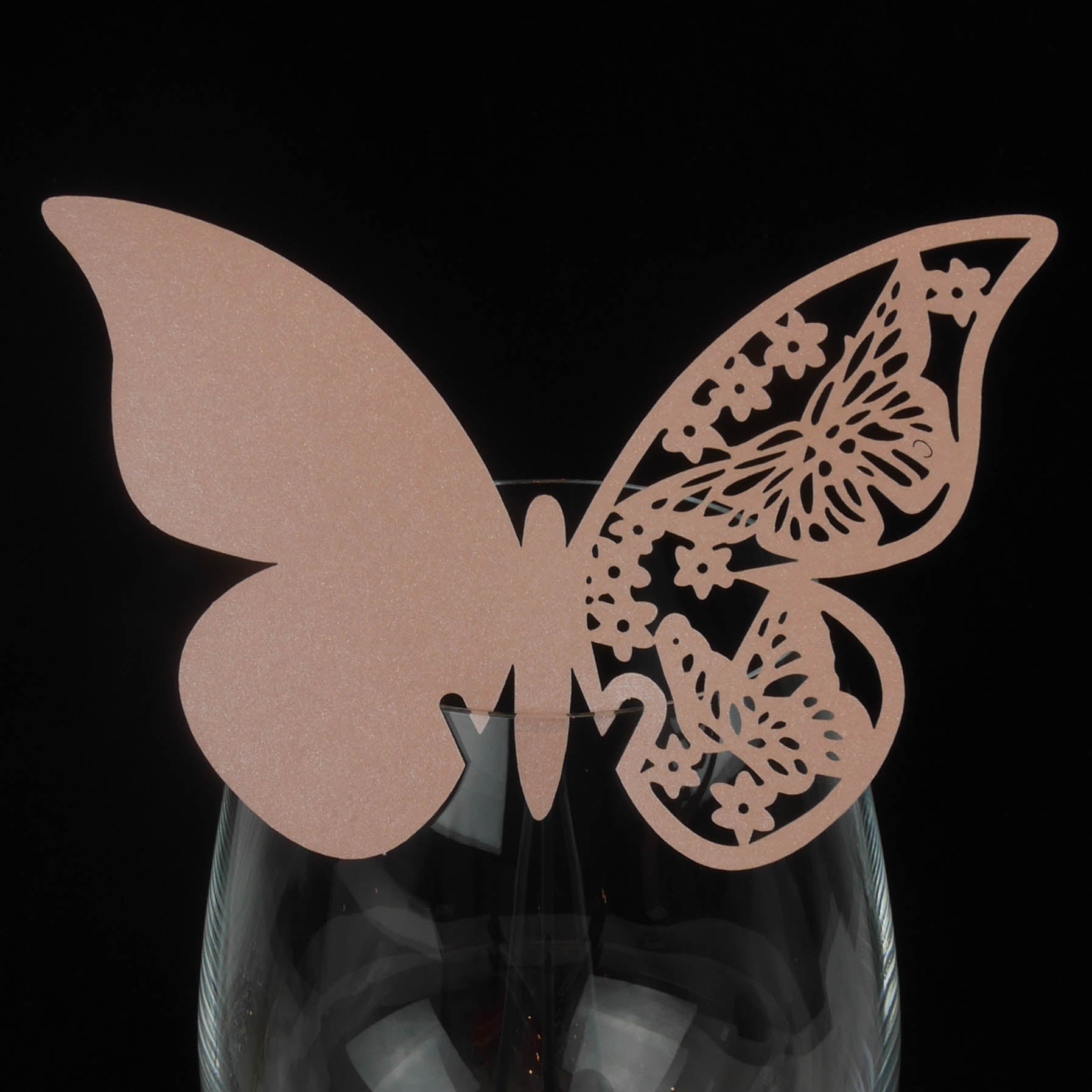 Marque place Papillon Rose (10 pcs)